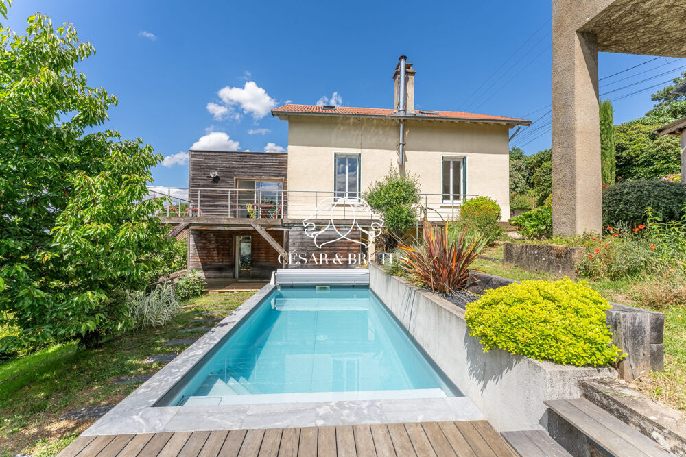 Maison de 200 m² à la vue panoramique sur la Saône, avec pisc
