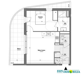  Appartement � vendre 2 pi�ces 42 m�