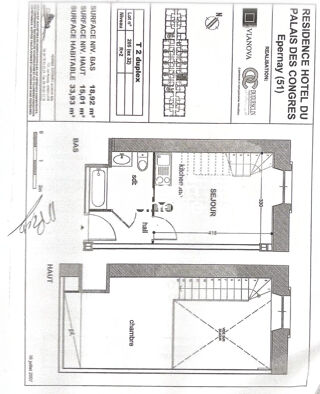  Appartement à vendre 1 pièce 31 m²