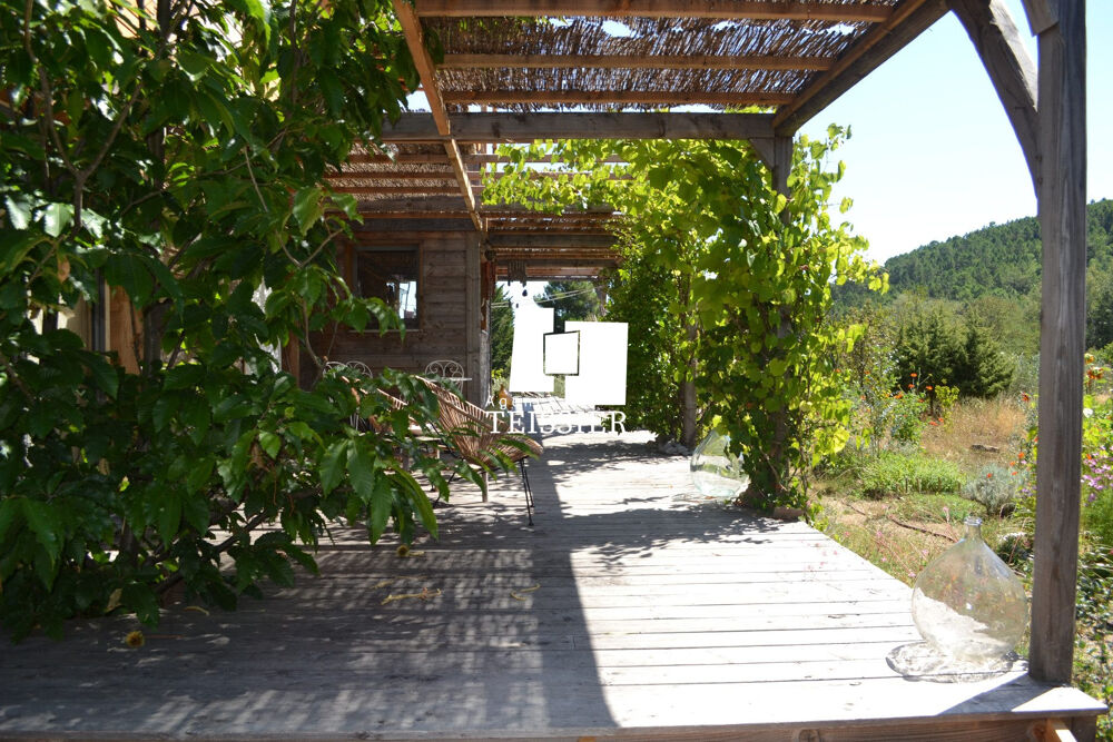 Vente Maison Sud Ardèche : 07460 - BANNE : Maison en bois inspirée de l'h Banne