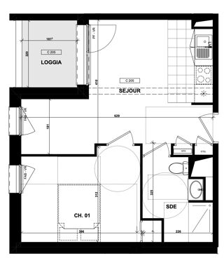  Appartement � vendre 2 pi�ces 38 m�