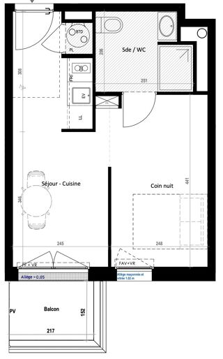  Appartement à vendre 2 pièces 30 m²