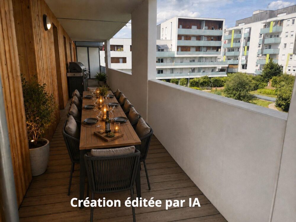 Vente Appartement Lingolsheim – T4 rénové avec un magnifique grand balcon en L Lingolsheim