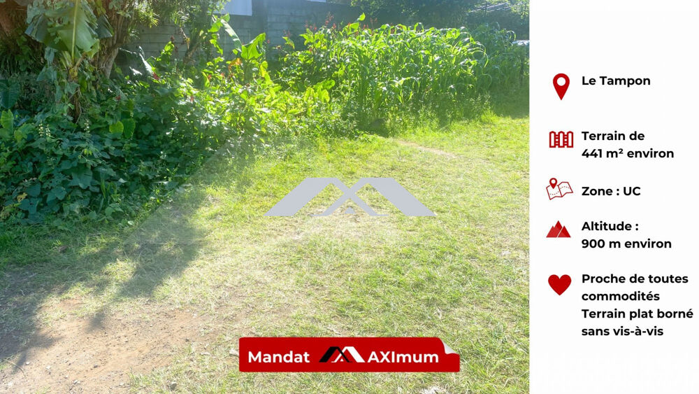   Terrain plat 441 m² Tampon 