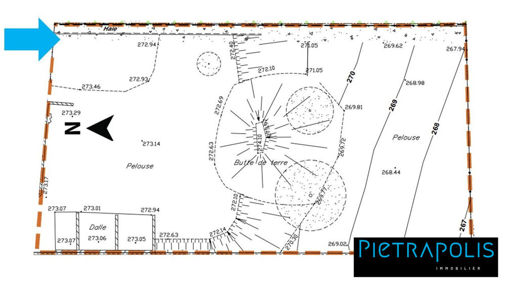 Vente Terrain CALME et VUE DEGAGEE - Terrain constructible de 775 m² Sainte-foy-lès-lyon