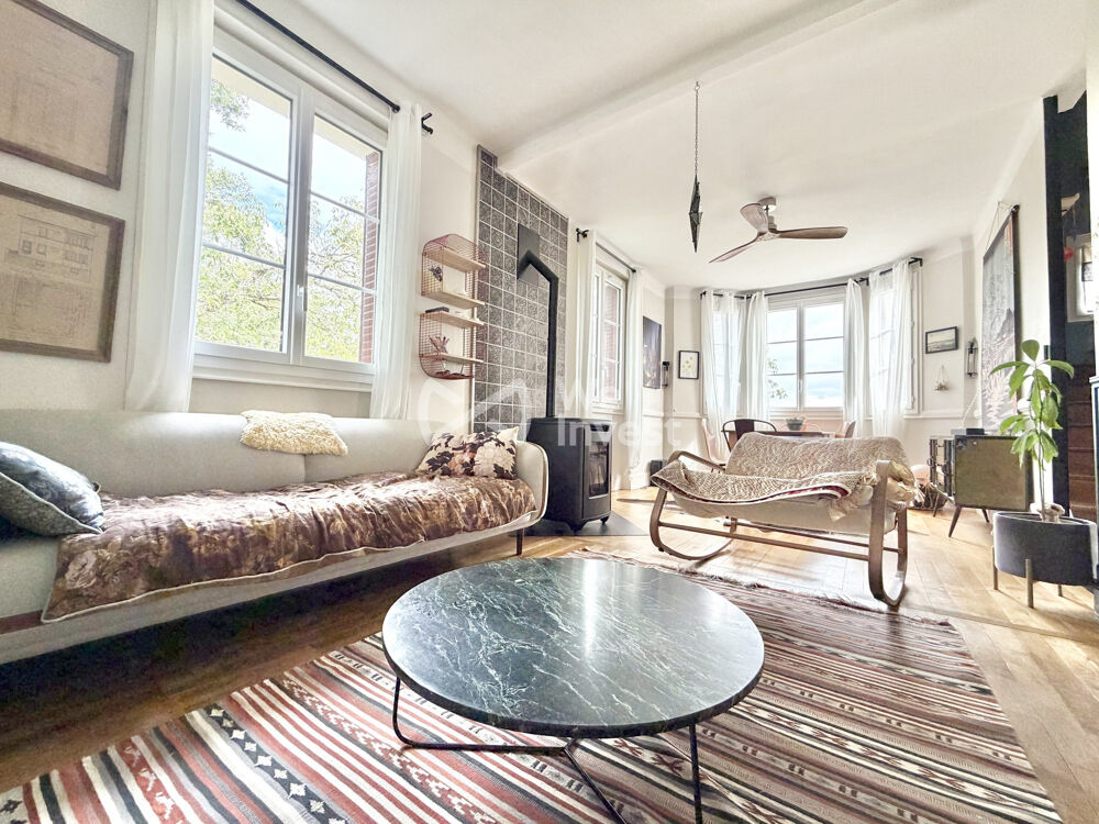 Vente Maison Villa d'architecte de type 6 rénovée, quatre chambres, sous-so Prompsat