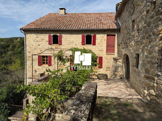 Vente Maison Sud Ardèche : 07140 Les Vans Mas de caractère avec vue dominan Saint-pierre-saint-jean