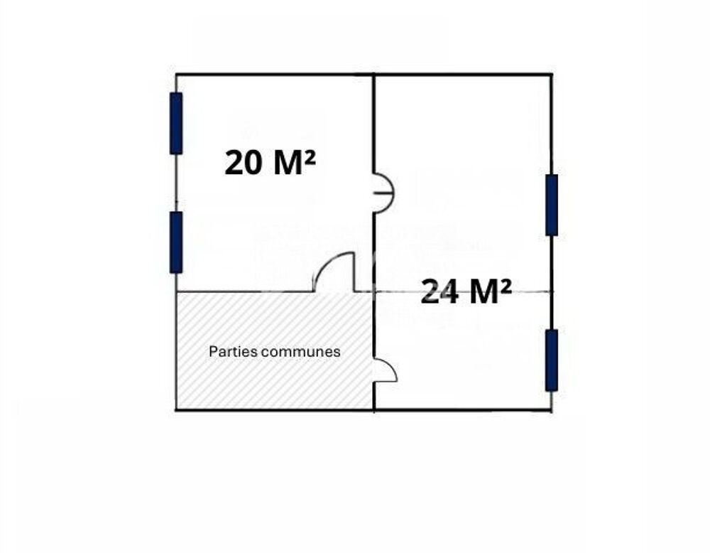 Appartement 2 pièces 44 m² · à Oletta · 44 m² · 77 000 €