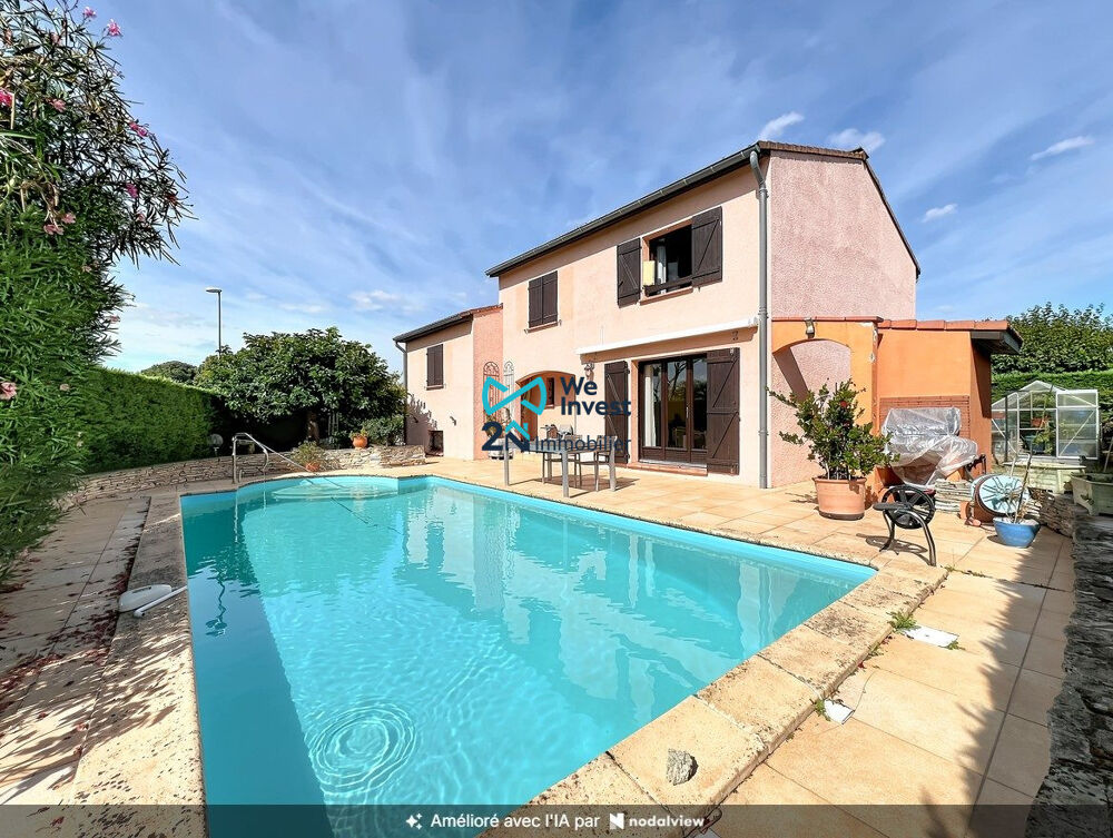 L'Union  Maison familiale avec piscine et vue Pyrénées