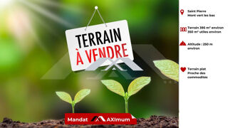  Terrain � vendre 395 m� Saint-pierre