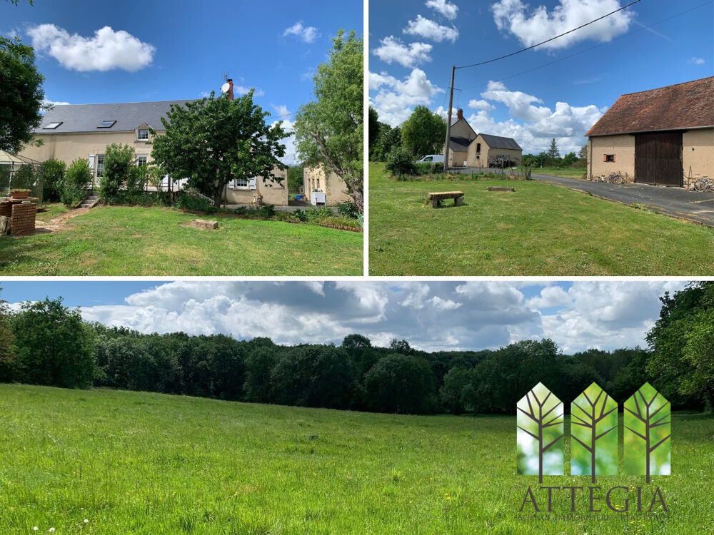 Spacieuse ferme avec granges, rivière et 3 hectares de terrain