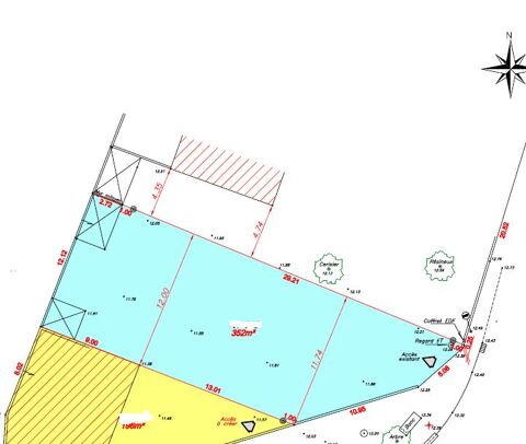 Terrain constructible 90000 85470 Brem-sur-mer