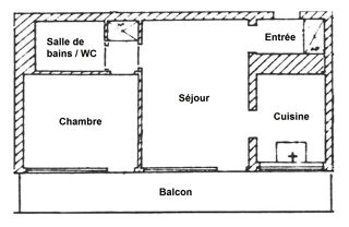  Appartement à vendre 2 pièces 34 m²