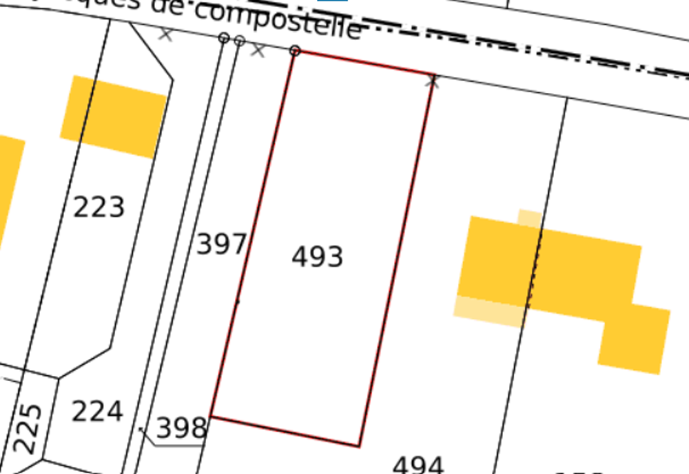Vente Terrain Terrain constructible de 500 m2   Assieu Assieu