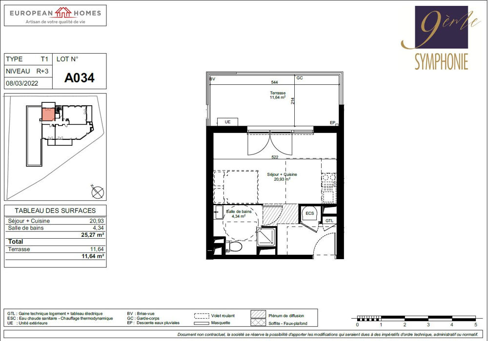 Location Appartement RESIDENCE RECENTE  STUDIO AVEC TERRASSE / RUE HENRI TOMASI / 13009 MARSEILLE Marseille 9