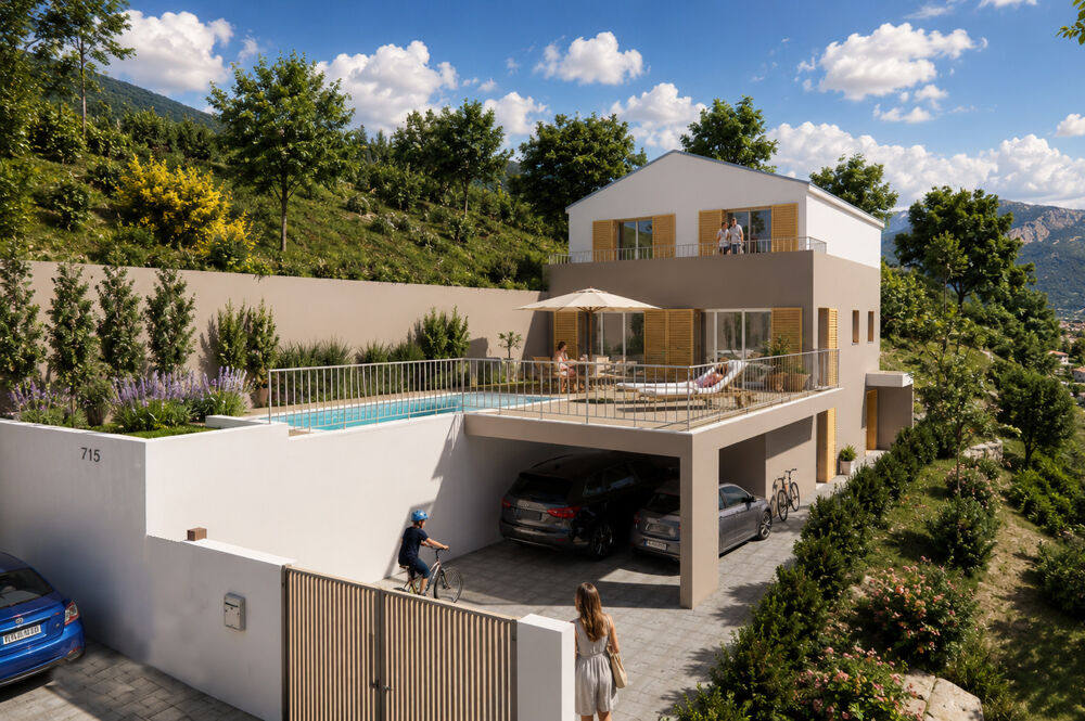 Vente Maison Bastia Cardo : Superbe villa de 185m2 neuve avec piscine livraison été 2027 Cardo