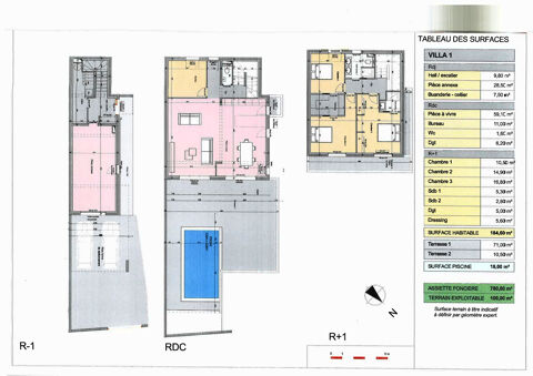   Bastia Cardo : Superbe villa de 185m2 neuve avec piscine livraison été 2027 Maison - 5 pièce(s) - 185 m²