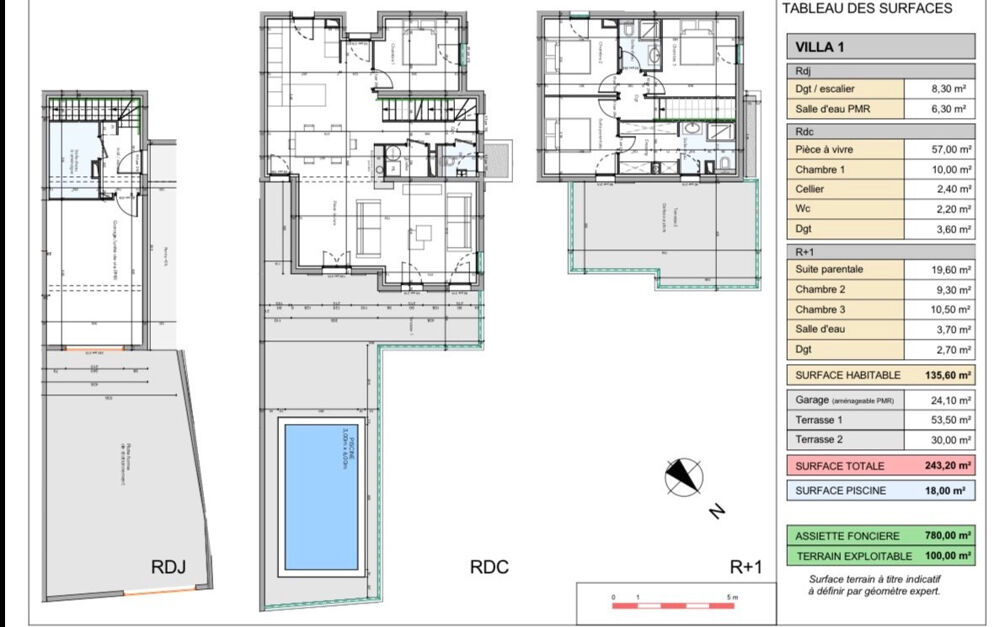 Vente Maison Bastia Cardo : Superbe villa de 185m2 neuve avec piscine livraison été 2027 Cardo