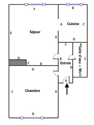  Appartement � vendre 2 pi�ces 29 m�