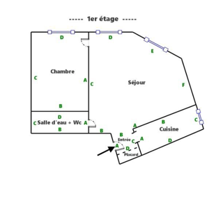  Appartement � vendre 2 pi�ces 34 m�