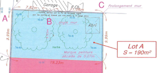  Terrain � vendre 190 m�