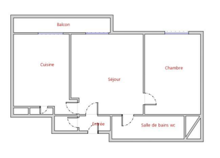  Appartement � vendre 2 pi�ces 41 m�
