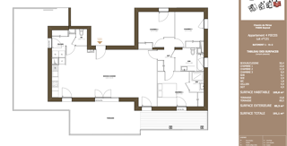  Appartement � vendre 4 pi�ces 106 m�