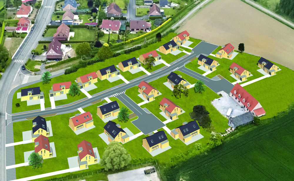 Vente Terrain 592m2 à BATIR Blaringhem