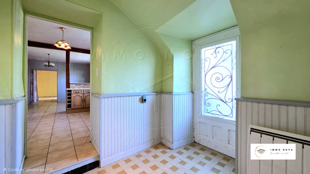 Vente Maison Maison de bourg avec cour  à Neschers 63 -156 m2 - avec dépendance Neschers