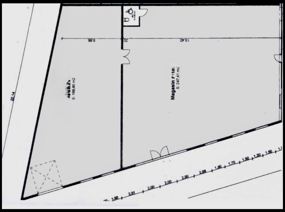 Location Appartement LOCAL COMMERCIAL 420 m2 proche Regourd Cahors