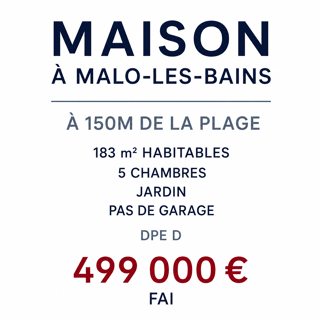  Maison à vendre 6 pièces 190 m²