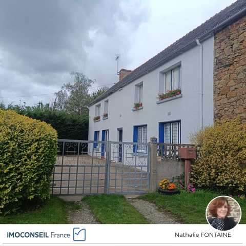   Proprit 5 chambres, 1500 m2 de terrain, en campagne Nant- sur- Yvel Maison - 7 pice(s) - 130 m