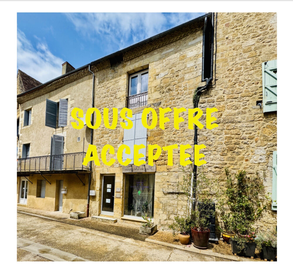 Vente Maison SOUS OFFRE ACCEPTEE -- Immeuble au coeur de St Cyprien en Périgord _ EXCLUSIVITE Stephane Gounet St cyprien