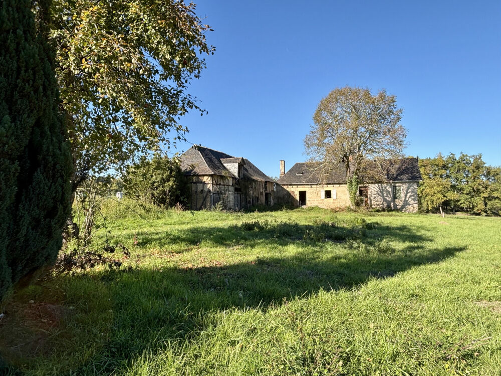 Maison en brasier + grange à rénover