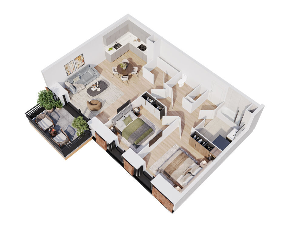 Appartement 3 pièces 65 m² · à Chereng · 65 m² · 269 900 €