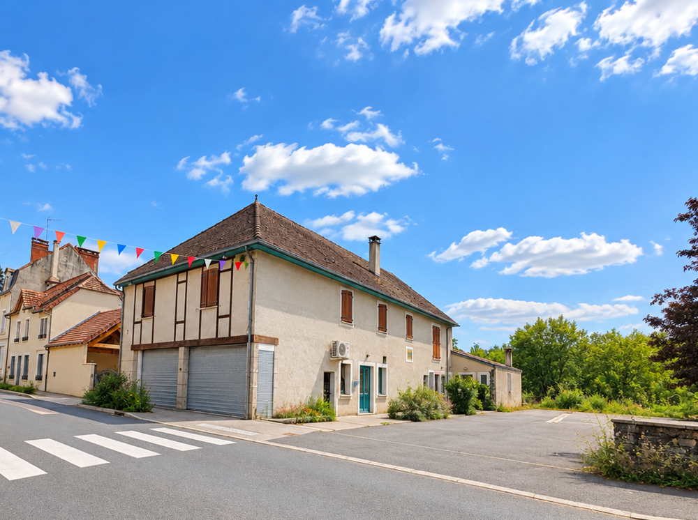 ENSEMBLE IMMOBILIER-ANCIENNE BOULANGERIE + APPARTEMENT 5 CHAMBRES