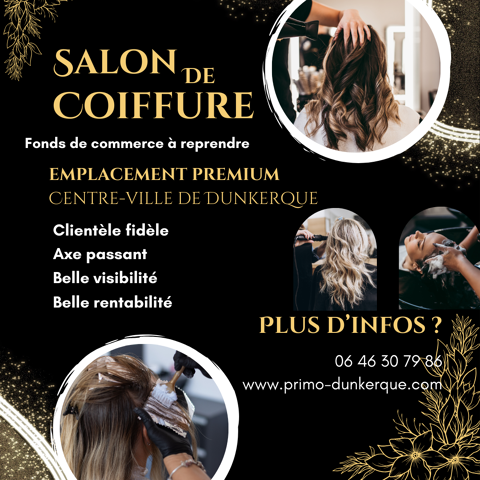 SALON DE COIFFURE   HYPER CENTRE DUNKERQUE 88000 59140 Dunkerque