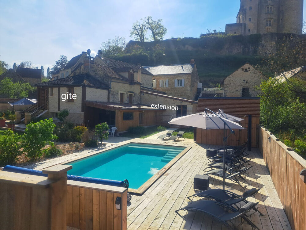 MAISON + GITES AVEC PISCINE