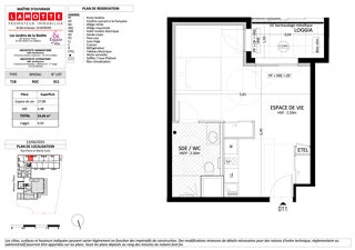  Appartement � vendre 1 pi�ce 34 m�