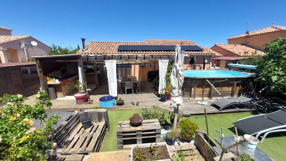Vente Maison Agréable plain-pied 3faces sur 680m2 et piscine Caves