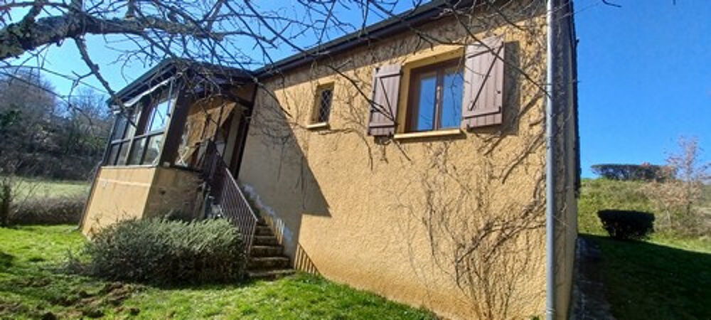 Vente Maison MAISON  DE PLAIN PIED 2 CHAMBRES  LUMINEUSE  EN TRES BON ETAT PROCHE DU CENTRE VILLE sur 2232 M2 DE terrain Gourdon