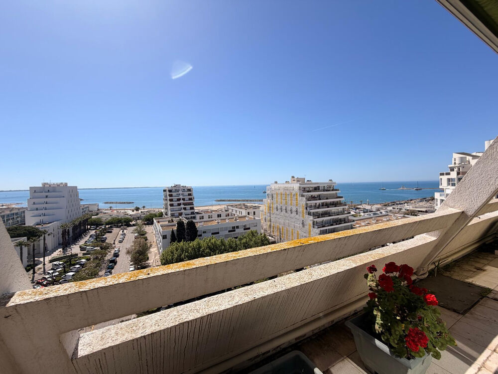 Vente Appartement Appartement T3 de 130m2 au 9ème et dernier étage avec parking et garage - CENTRE VILLE VUE MER LA GRANDE MOTTE La grande motte