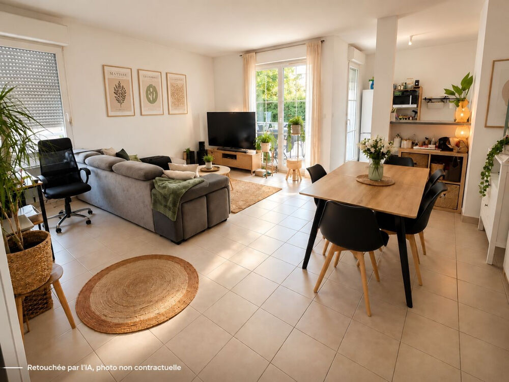 Appartement T3 en rez-de-jardin avec 147 m2 de jardin à Frouzins