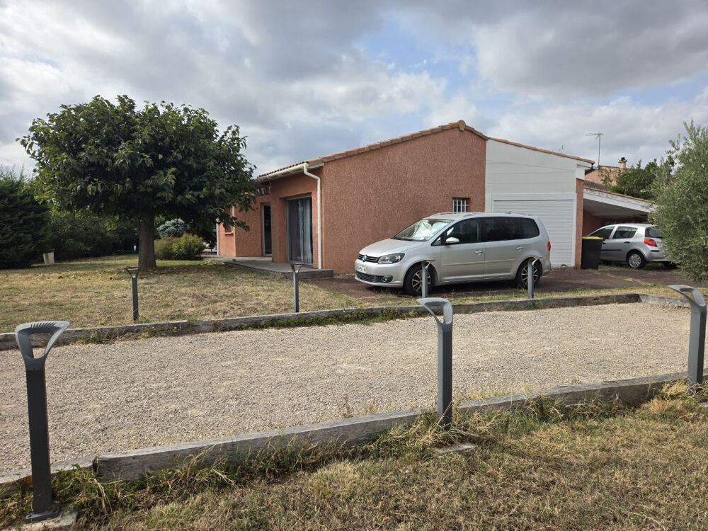 Maison individuelle T4 de plain pied avec piscine et garage