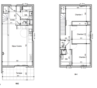  Maison  vendre 4 pices 99 m