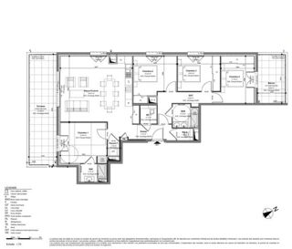  Appartement  vendre 5 pices 109 m