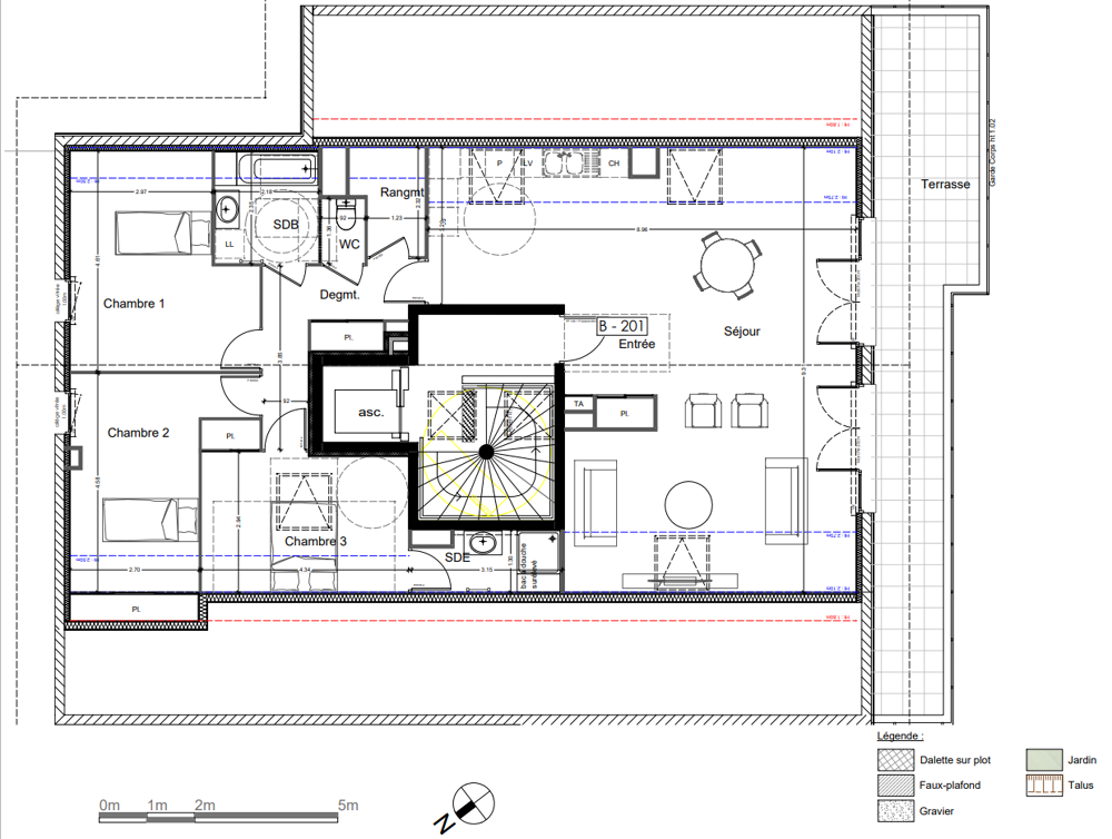 Appartement T4 de 130 m2