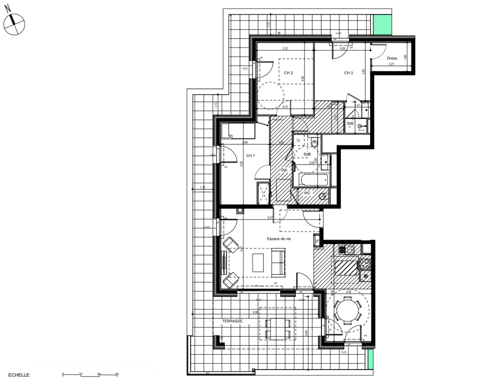 Appartement 4 pièces 96 m² · à Ville la Grand · 96 m² · 639 000 €
