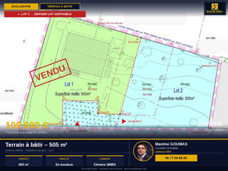  Terrain à vendre 505 m²