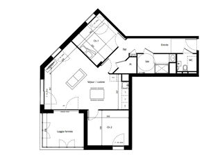  Appartement � vendre 3 pi�ces 72 m�